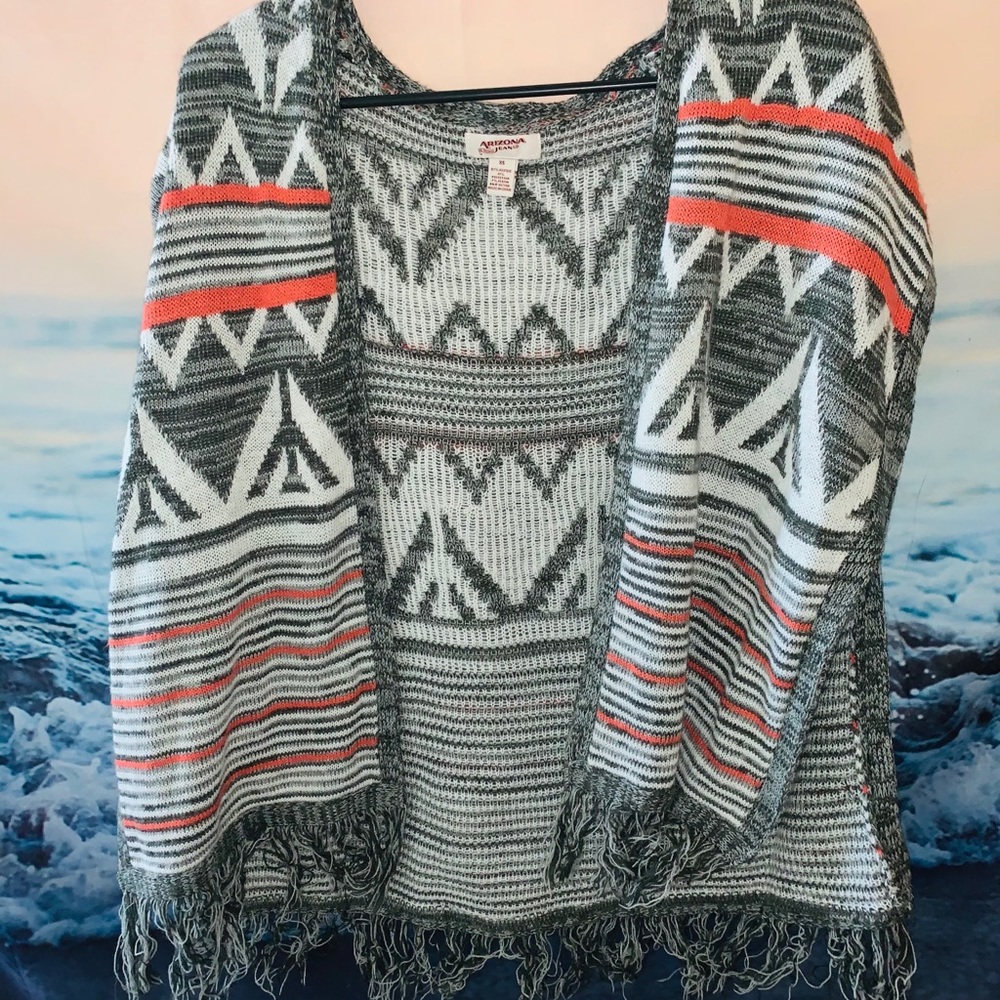 Bohemian light sweater vest,